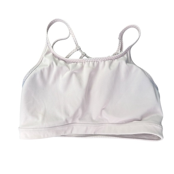 Athleta Light Purple Strappy Sports Bra Medium Removable Pads - Picture 4 of 5
